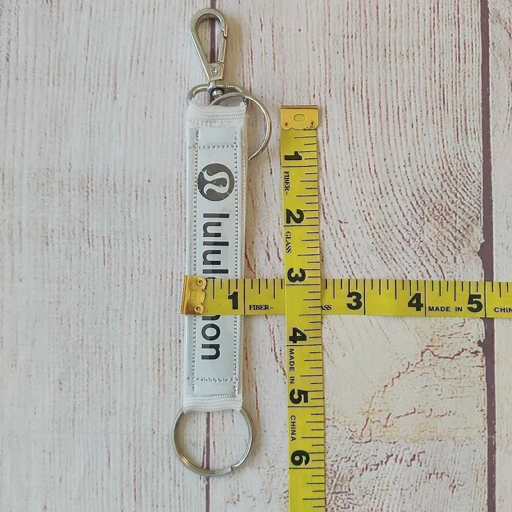 Lululemon Yoga handmade credit card ID coin holder with keychain